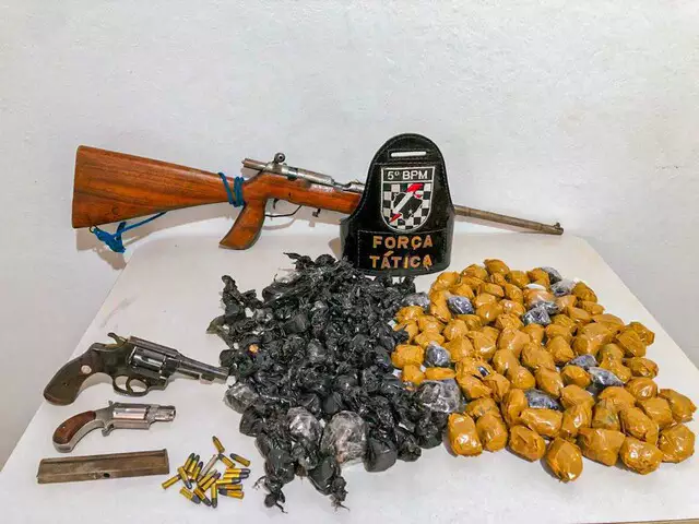 armas e drogas de RV