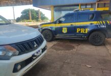 Veículo roubado em Minas Gerais é recuperado pela PRF em Mato Grosso do Sul