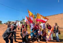 Em ritmo de campanha, senadora Soraya participa de caminhada no Jardim Noroeste, em Campo Grande